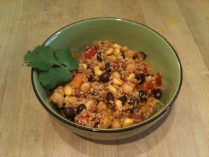 Quinoa Mexi-bean salad